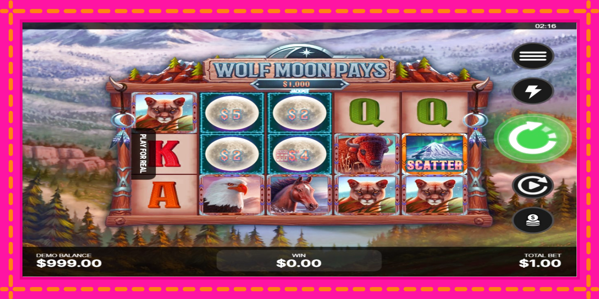 Slot machine Wolf Moon Pays gratuitamente, immagine 2