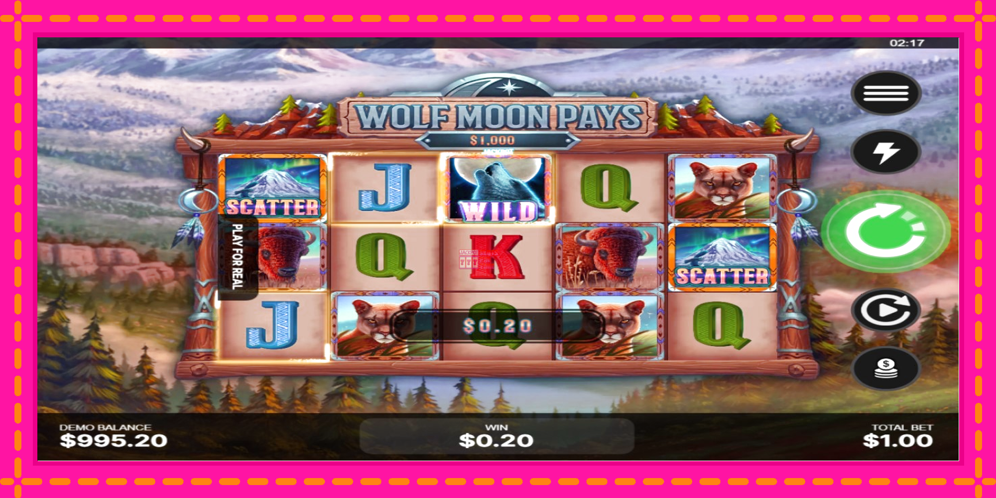 Slot machine Wolf Moon Pays gratuitamente, immagine 3