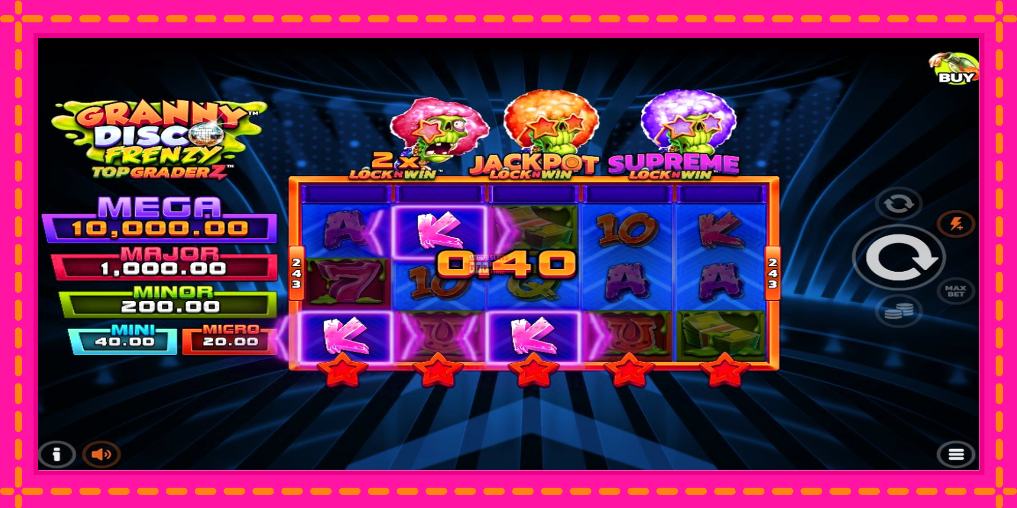 Slot machine Granny Disco Frenzy gratuitamente, immagine 3