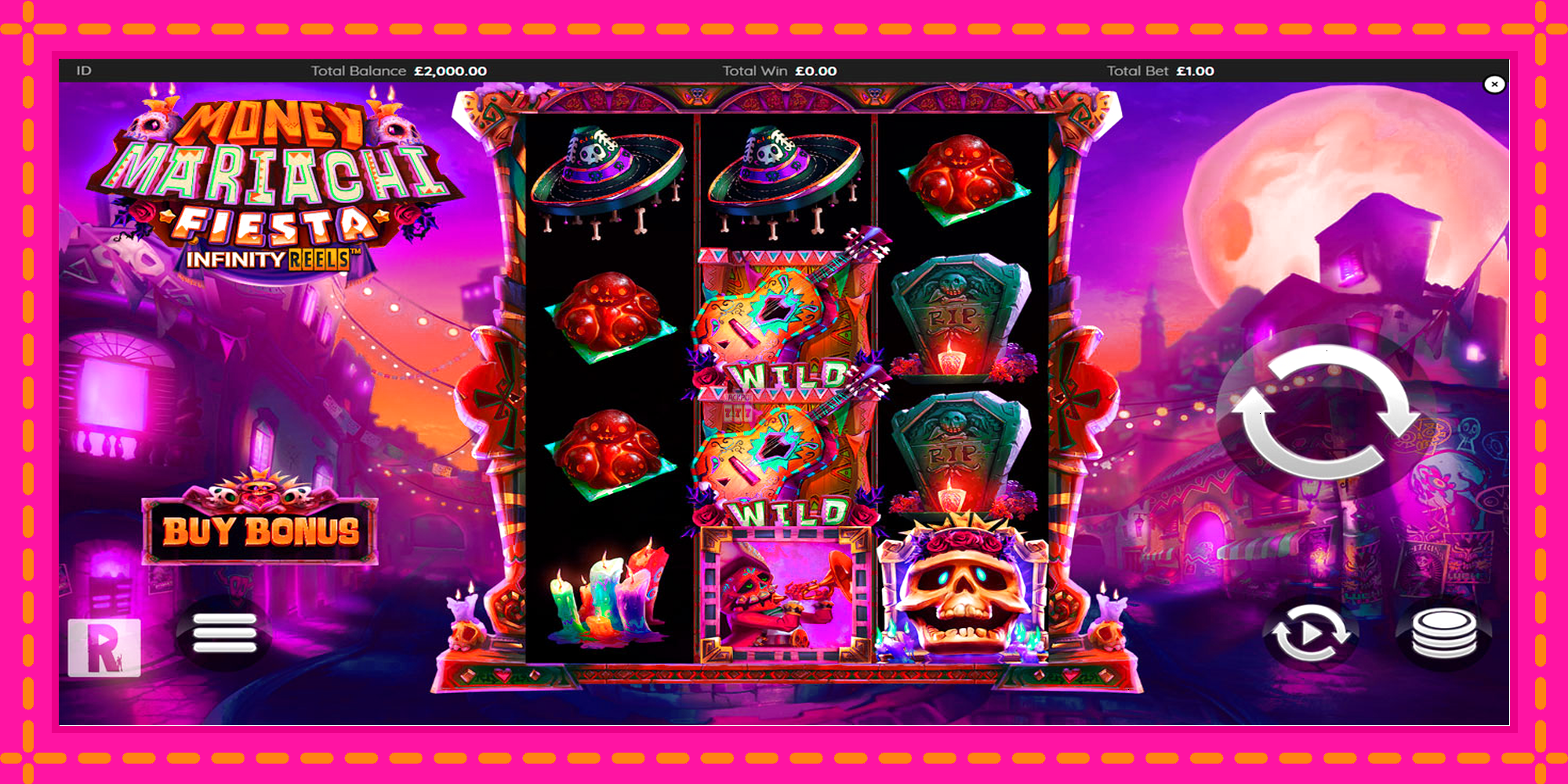 Slot machine Money Mariachi Fiesta Infinity Reels gratuitamente, immagine 1