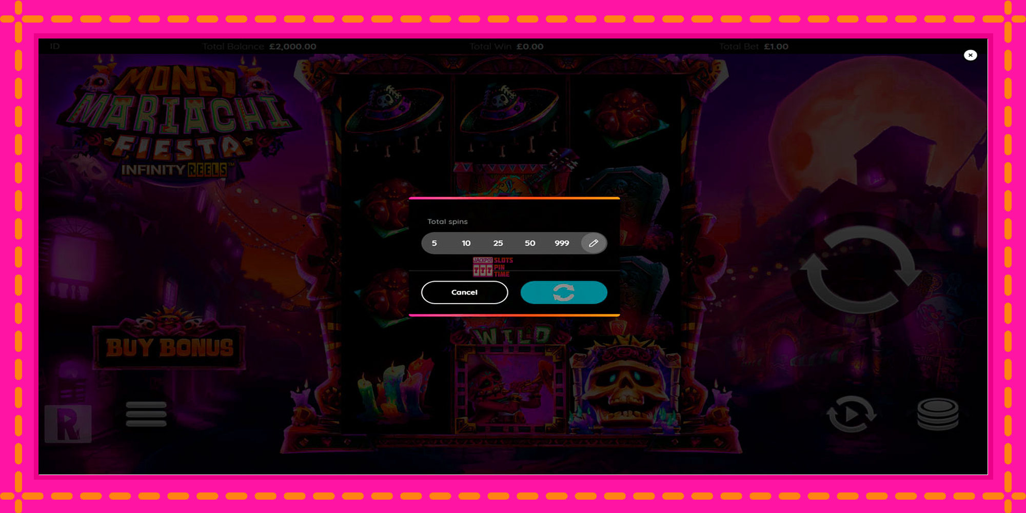 Slot machine Money Mariachi Fiesta Infinity Reels gratuitamente, immagine 6