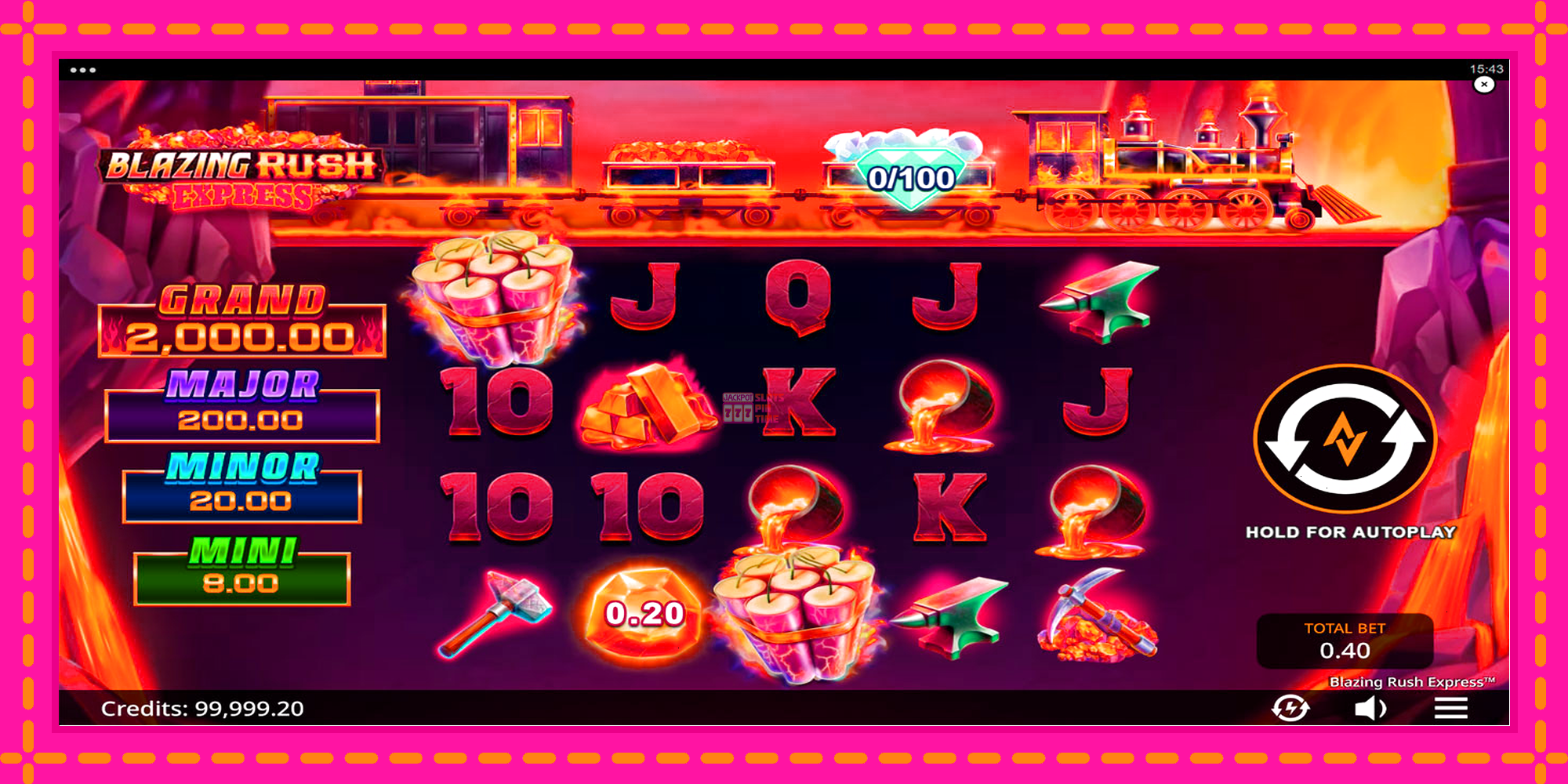 Slot machine Blazing Rush Express gratuitamente, immagine 2