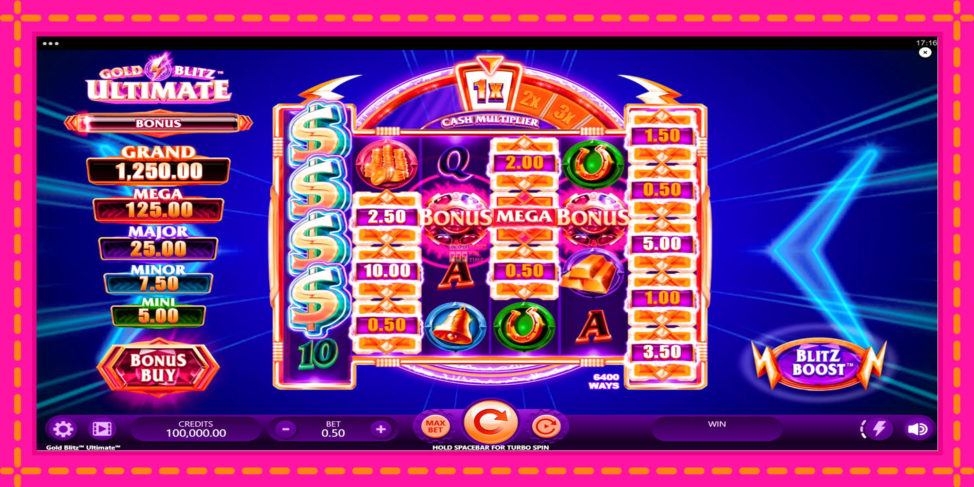 Slot machine Gold Blitz Ultimate gratuitamente, immagine 1