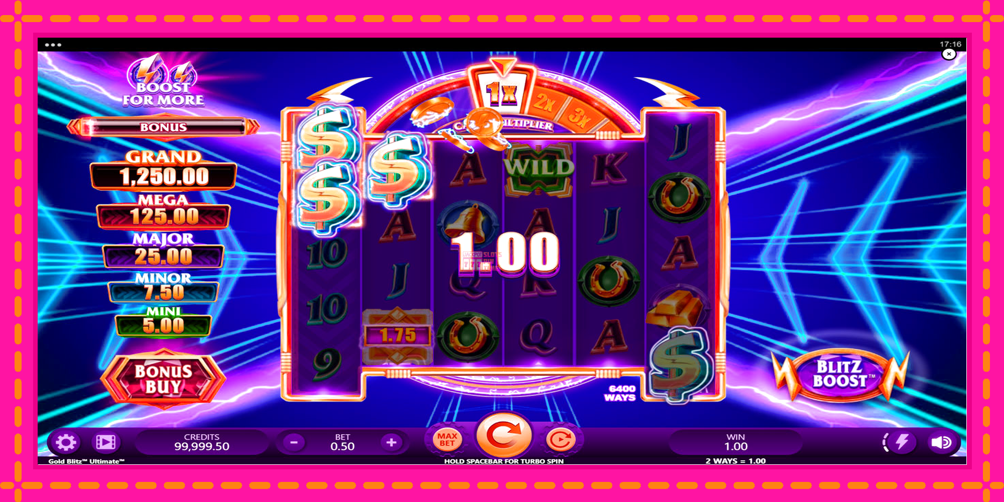 Slot machine Gold Blitz Ultimate gratuitamente, immagine 2