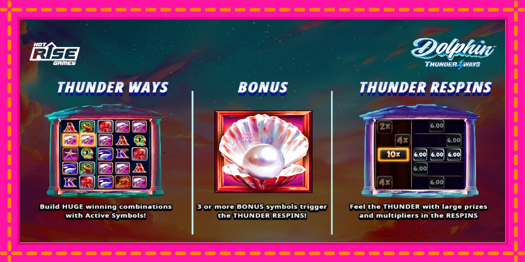 Slot machine Dolphin Thunder Ways gratuitamente, immagine 3