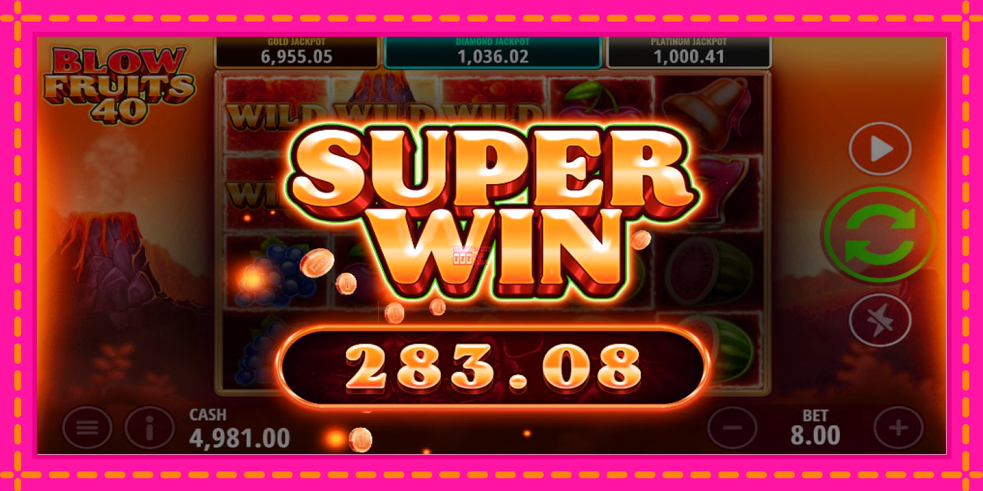 Slot machine Blow Fruits 40 gratuitamente, immagine 3