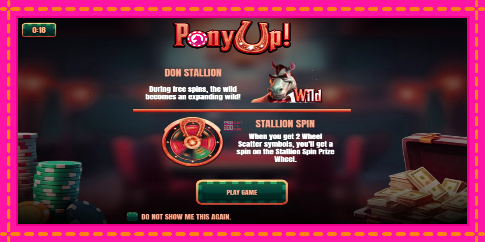 Slot machine Pony Up gratuitamente, immagine 1