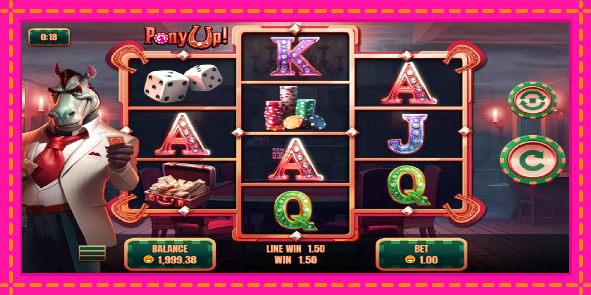 Slot machine Pony Up gratuitamente, immagine 2