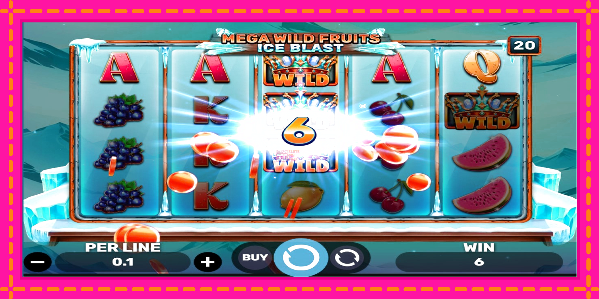 Slot machine Mega Wild Fruits - Ice Blast gratuitamente, immagine 2