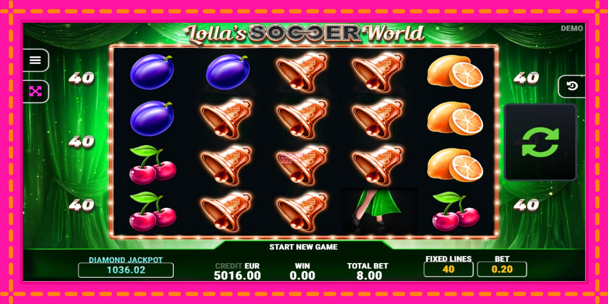 Slot machine Lollas Soccer World gratuitamente, immagine 1