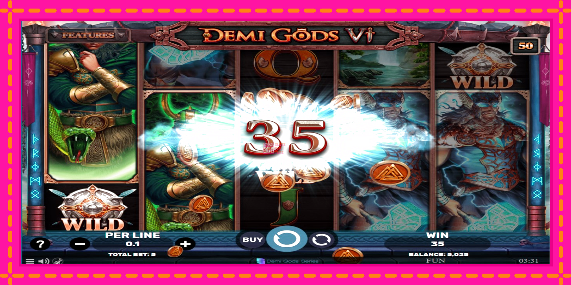 Slot machine Demi Gods 6 gratuitamente, immagine 3