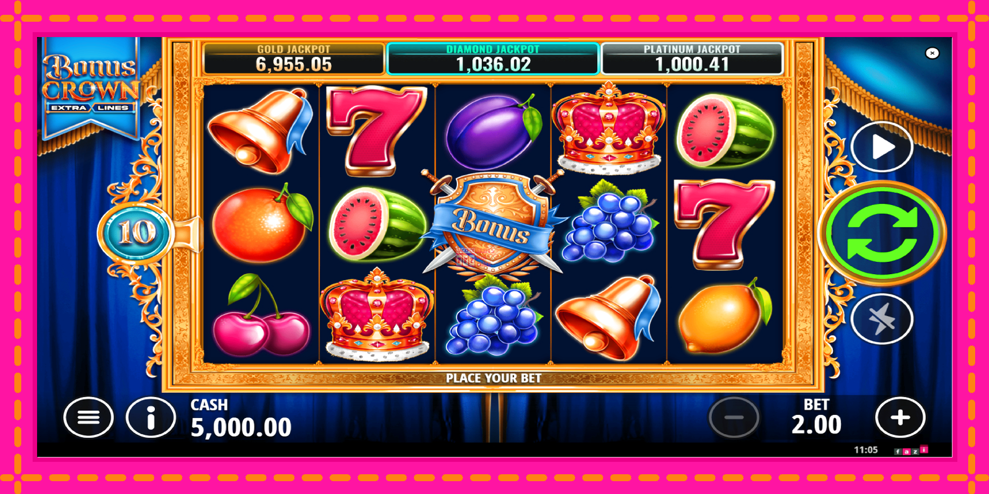 Slot machine Bonus Crown gratuitamente, immagine 2