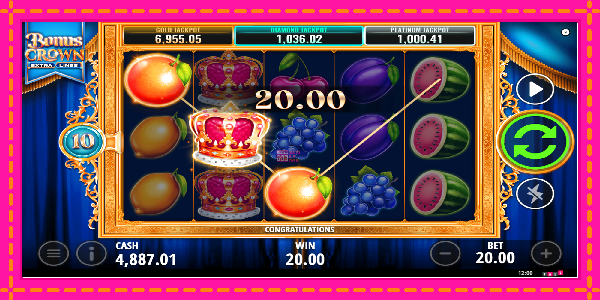 Slot machine Bonus Crown gratuitamente, immagine 3