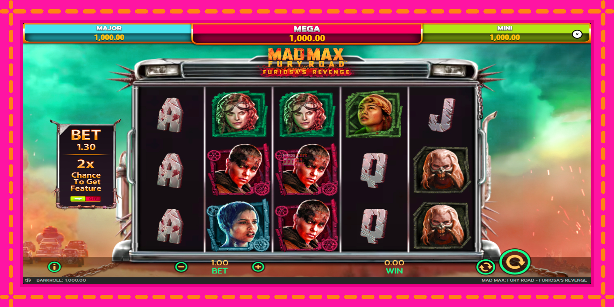 Slot machine Mad Max: Fury Road - Furiosas Revenge gratuitamente, immagine 2