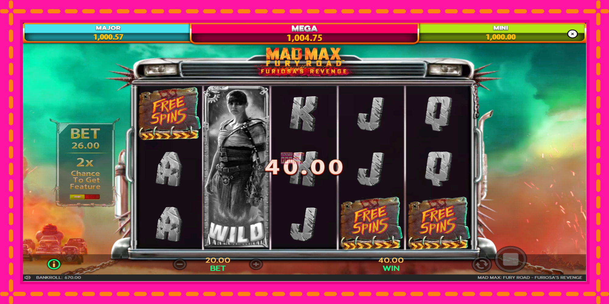 Slot machine Mad Max: Fury Road - Furiosas Revenge gratuitamente, immagine 4