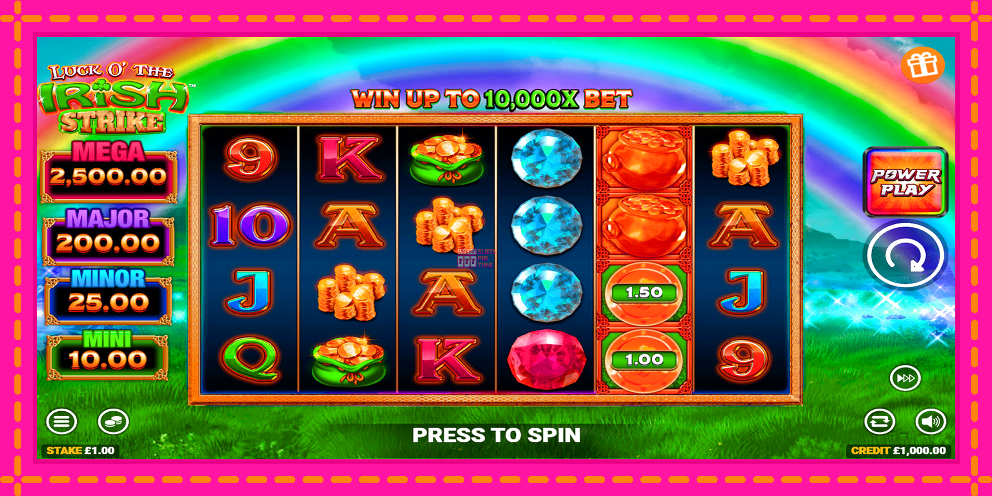 Slot machine Luck O The Irish Strike gratuitamente, immagine 1