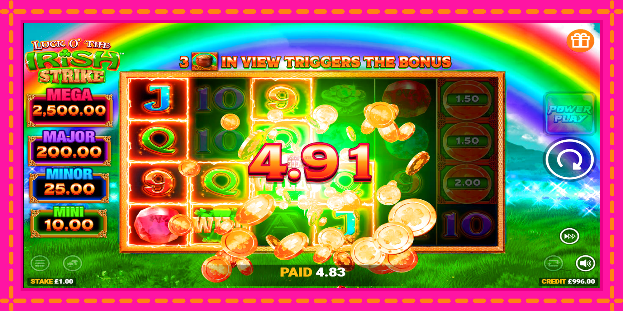 Slot machine Luck O The Irish Strike gratuitamente, immagine 2