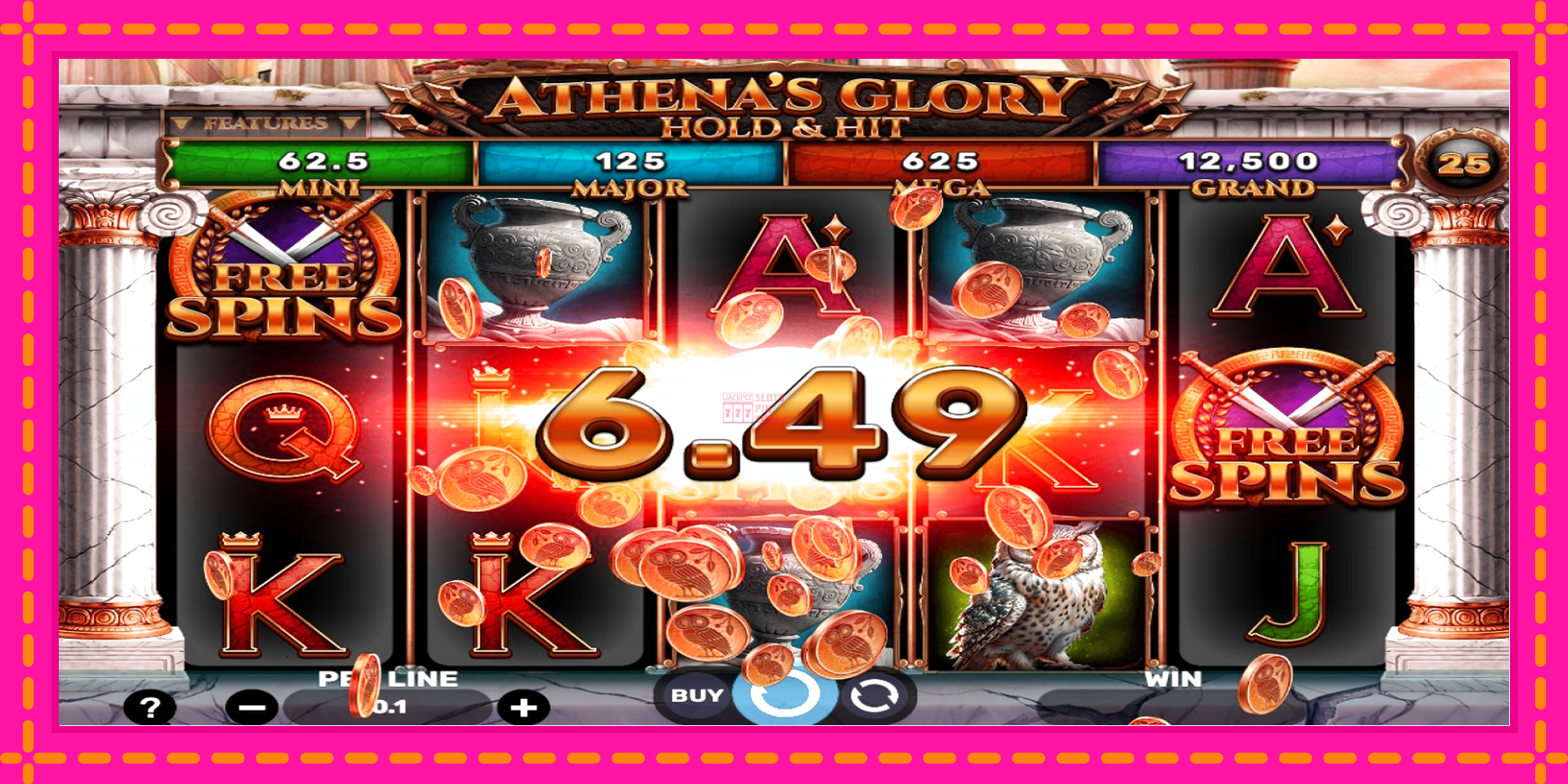 Slot machine Athenas Glory Hold & Hit gratuitamente, immagine 3