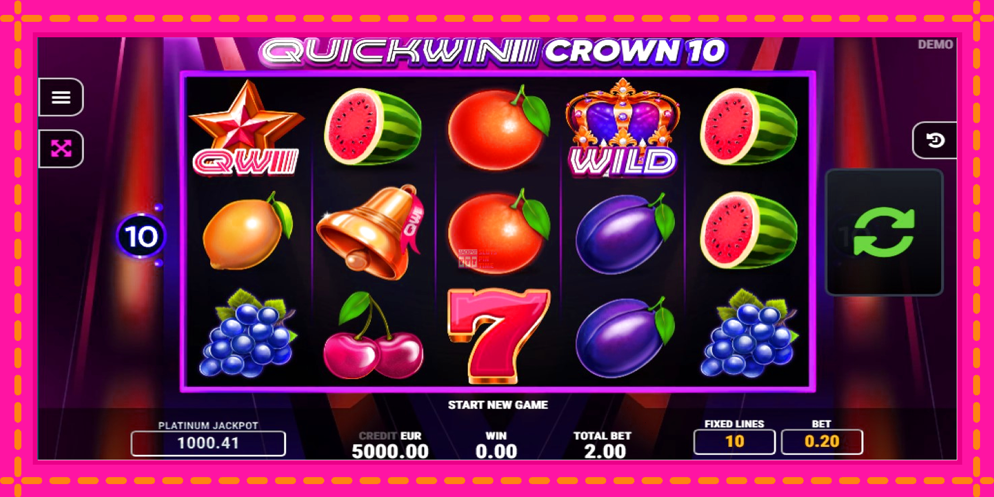 Slot machine Quick Win Crown 10 gratuitamente, immagine 1