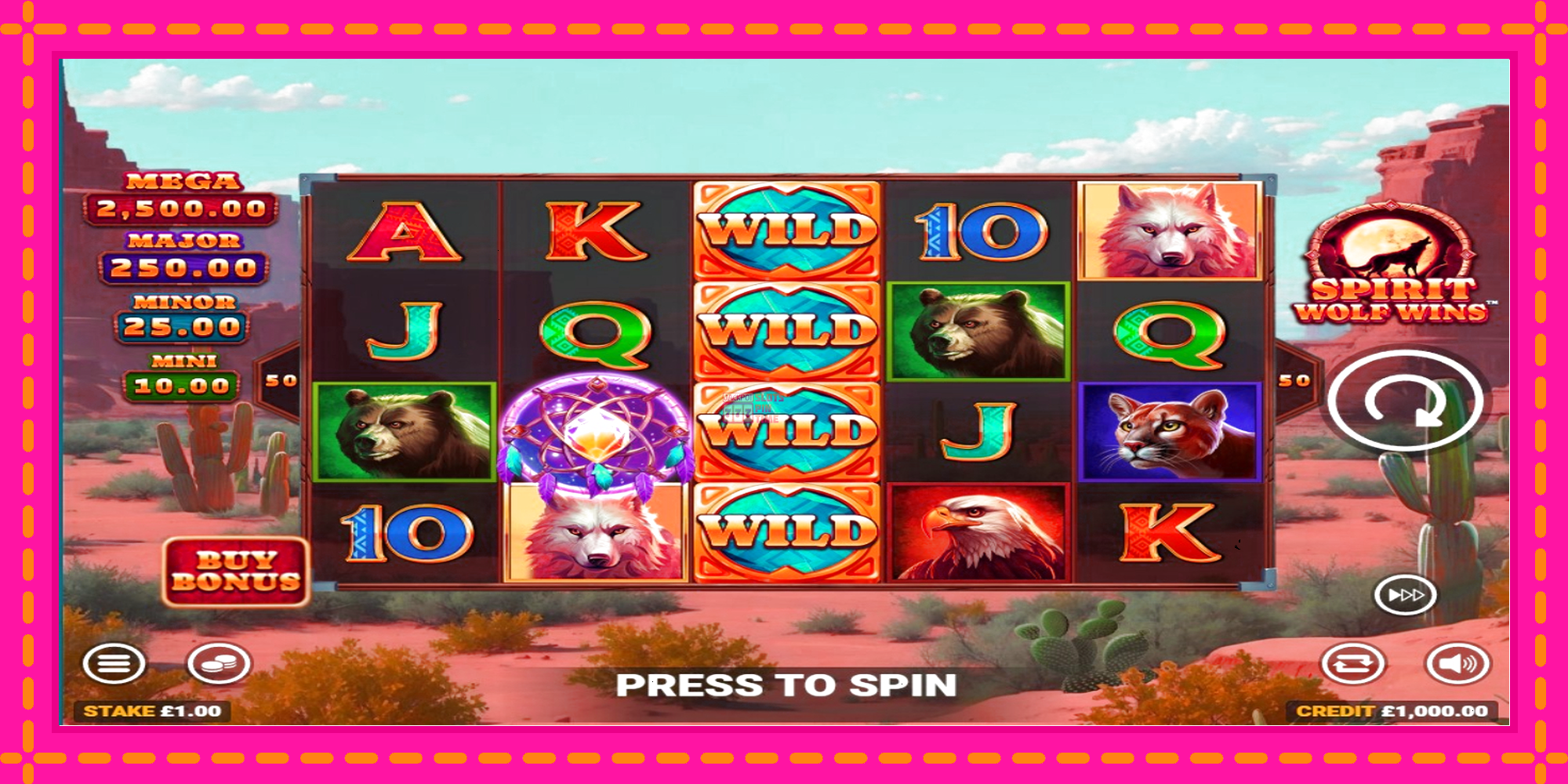 Slot machine Spirit Wolf Wins gratuitamente, immagine 2