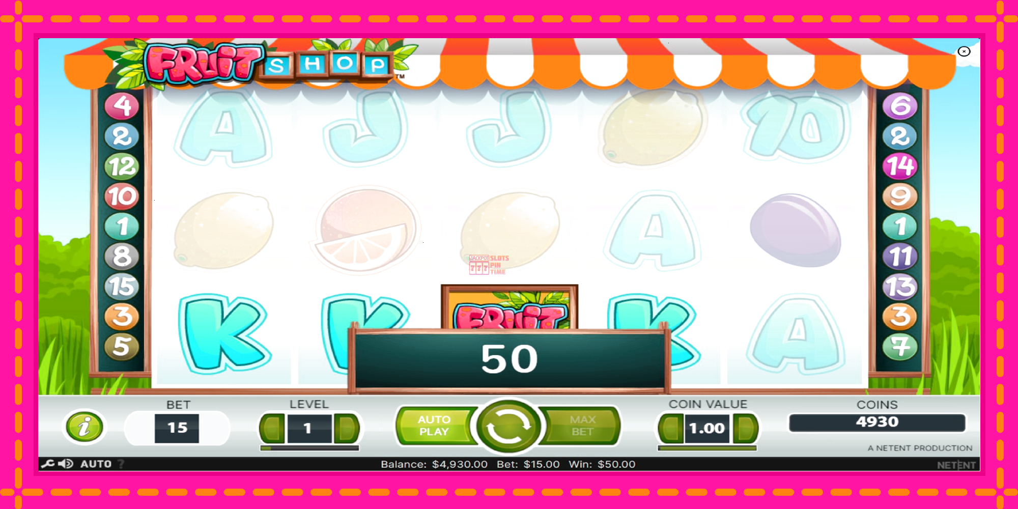 Slot machine Fruit Shop gratuitamente, immagine 4