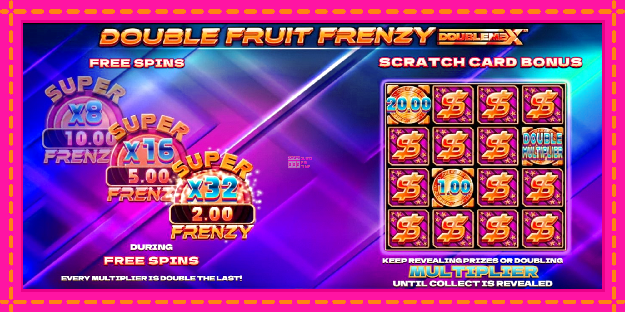 Slot machine Double Fruit Frenzy DoubleMax gratuitamente, immagine 3