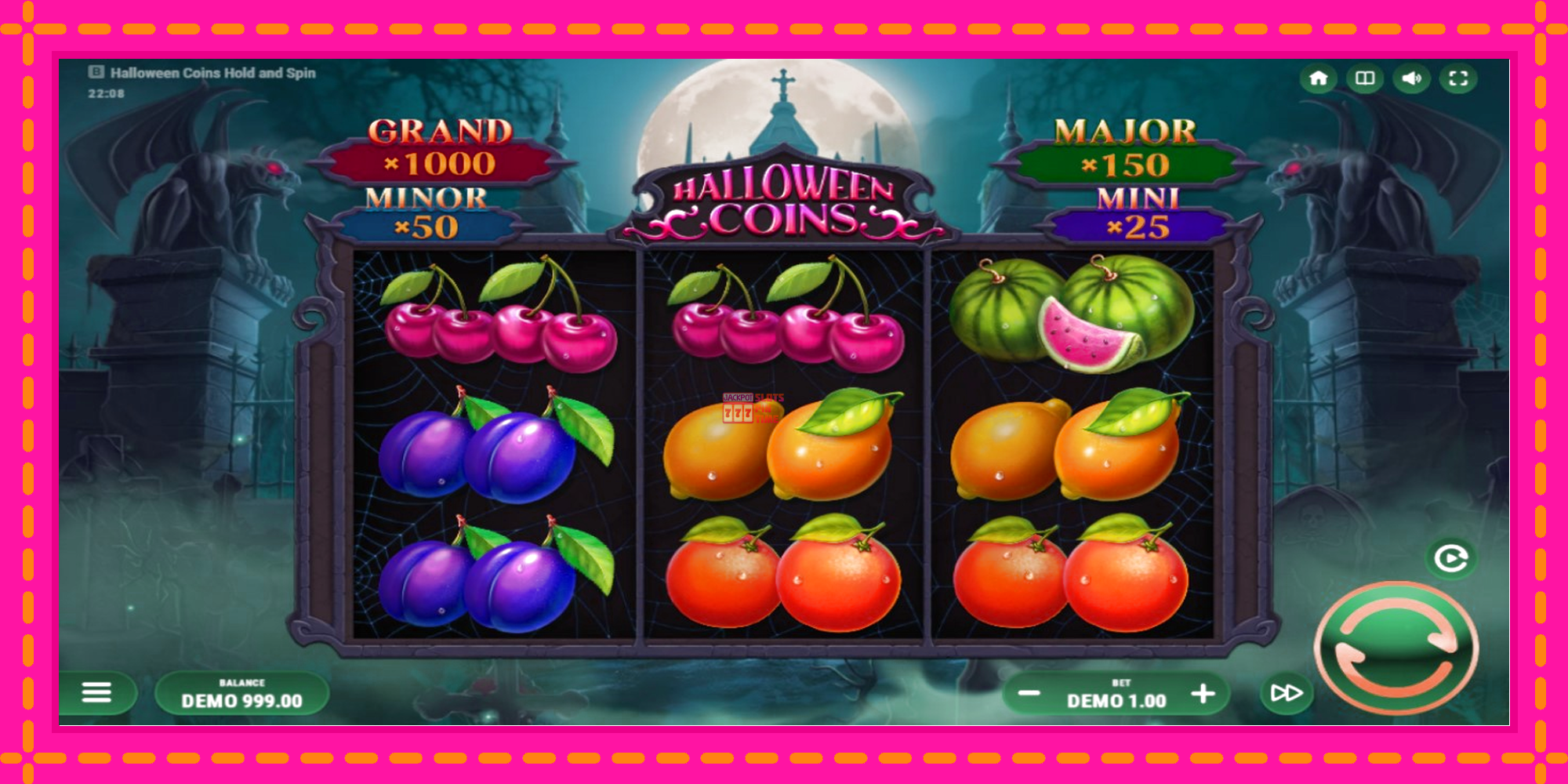 Slot machine Halloween Coins Hold and Spin gratuitamente, immagine 2