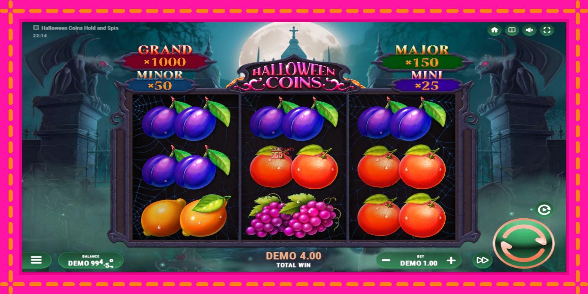 Slot machine Halloween Coins Hold and Spin gratuitamente, immagine 3