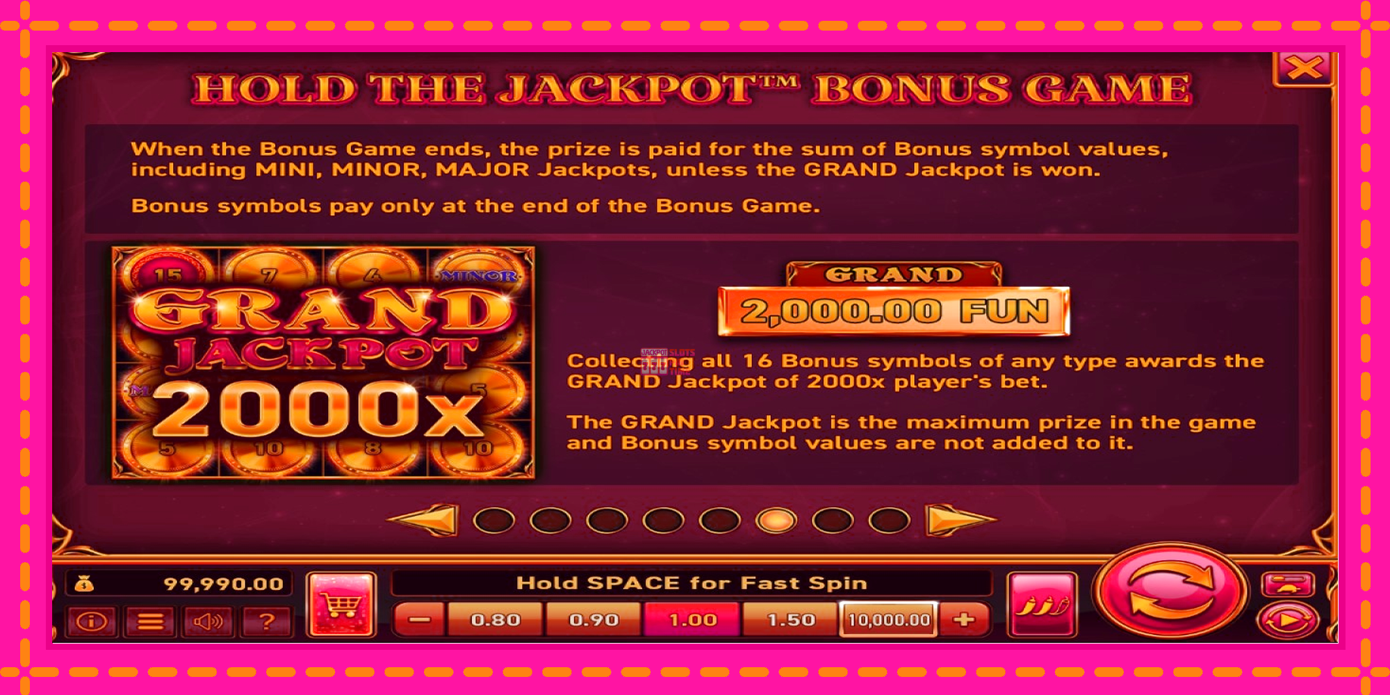 Slot machine 16 Coins Grand Gold Edition Halloween Jackpots gratuitamente, immagine 5