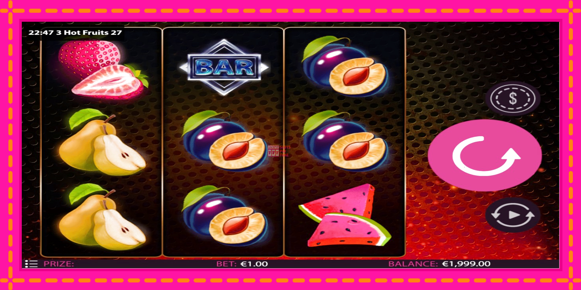 Slot machine 3 Hot Fruits 27 gratuitamente, immagine 2