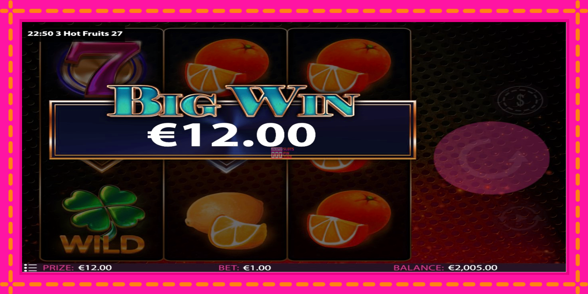 Slot machine 3 Hot Fruits 27 gratuitamente, immagine 3