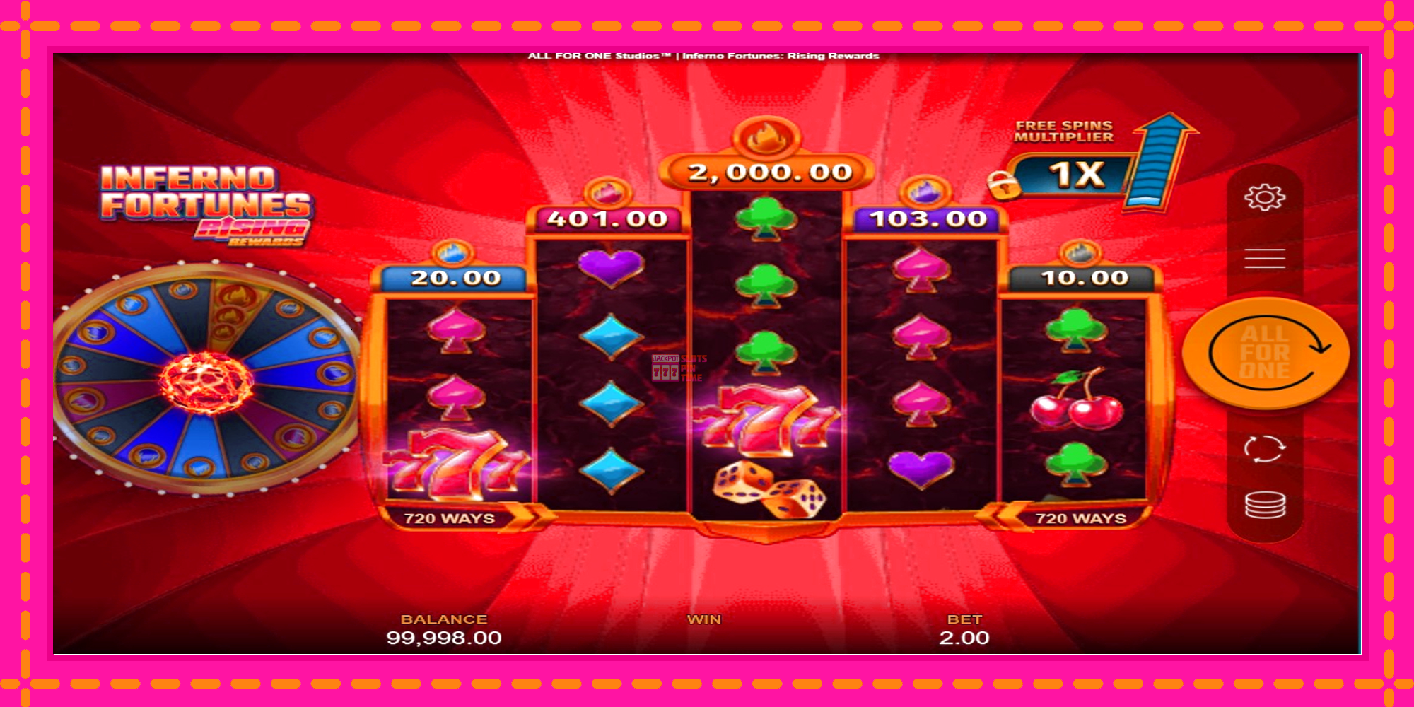 Slot machine Inferno Fortunes: Rising Rewards gratuitamente, immagine 2