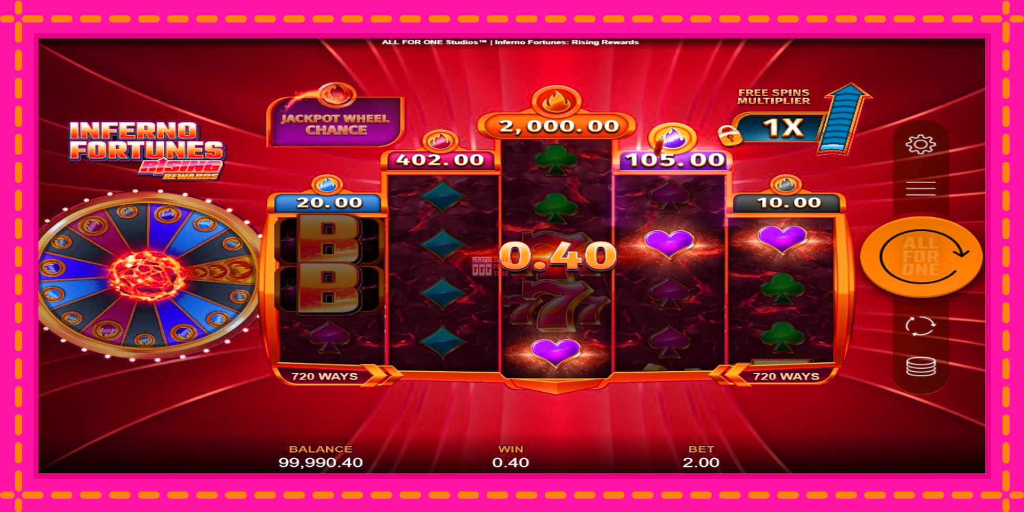 Slot machine Inferno Fortunes: Rising Rewards gratuitamente, immagine 3