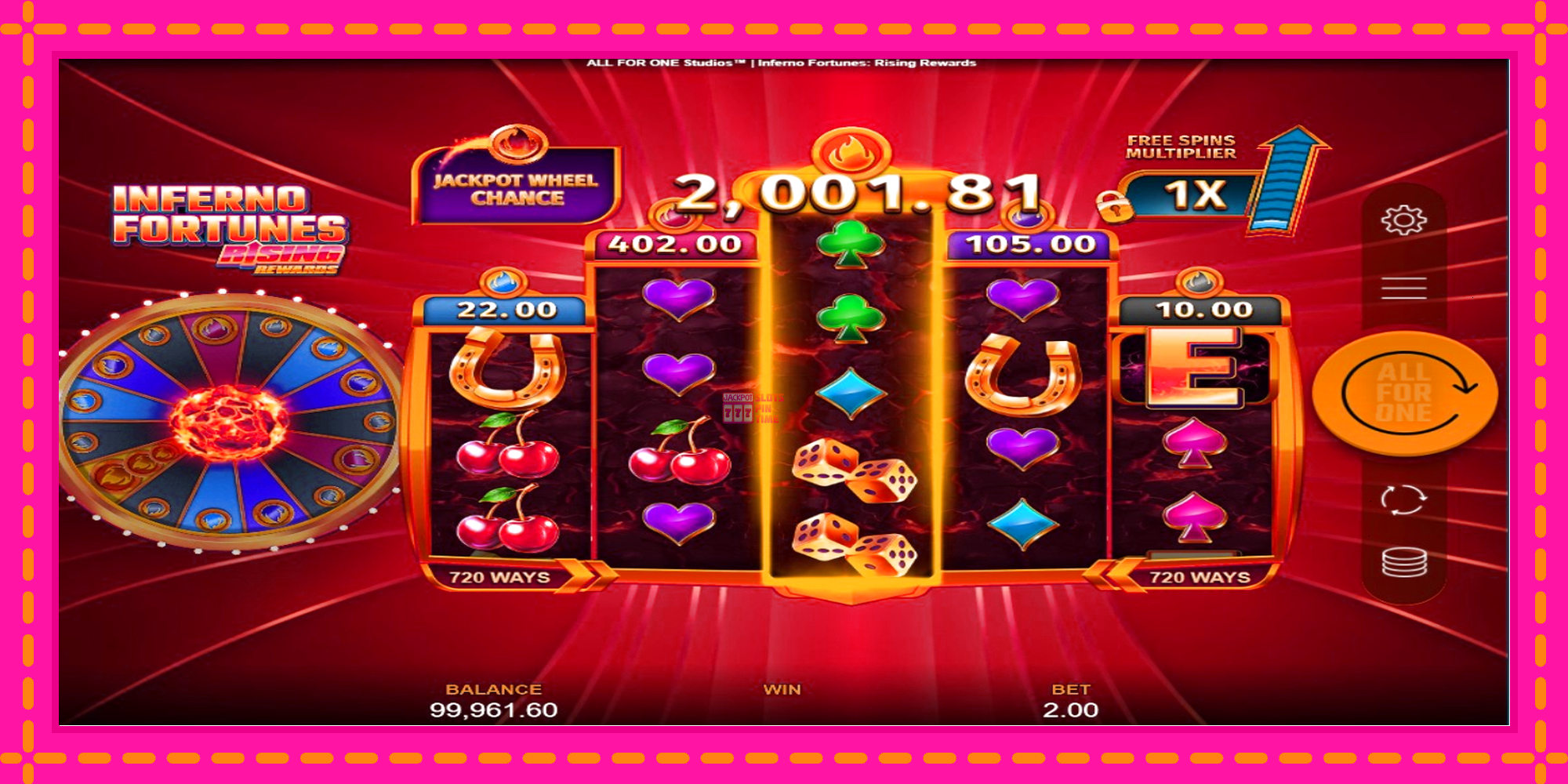 Slot machine Inferno Fortunes: Rising Rewards gratuitamente, immagine 4