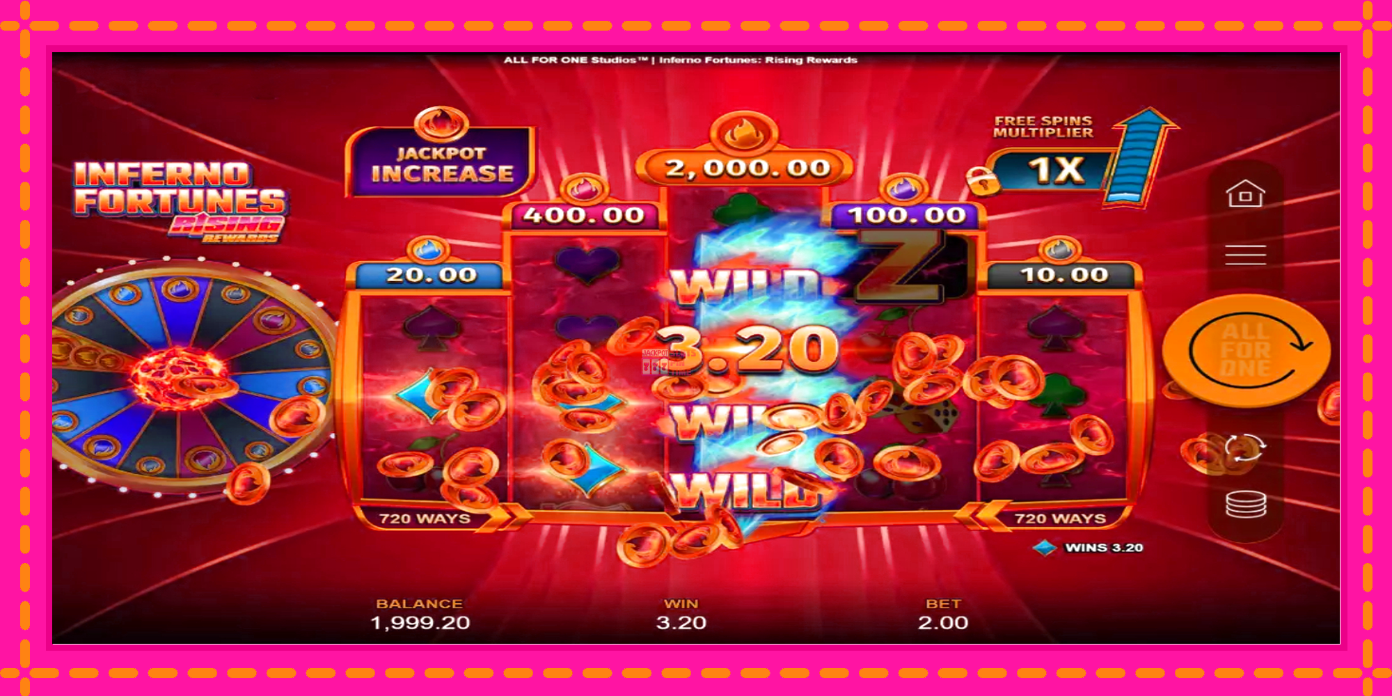 Slot machine Inferno Fortunes: Rising Rewards gratuitamente, immagine 5