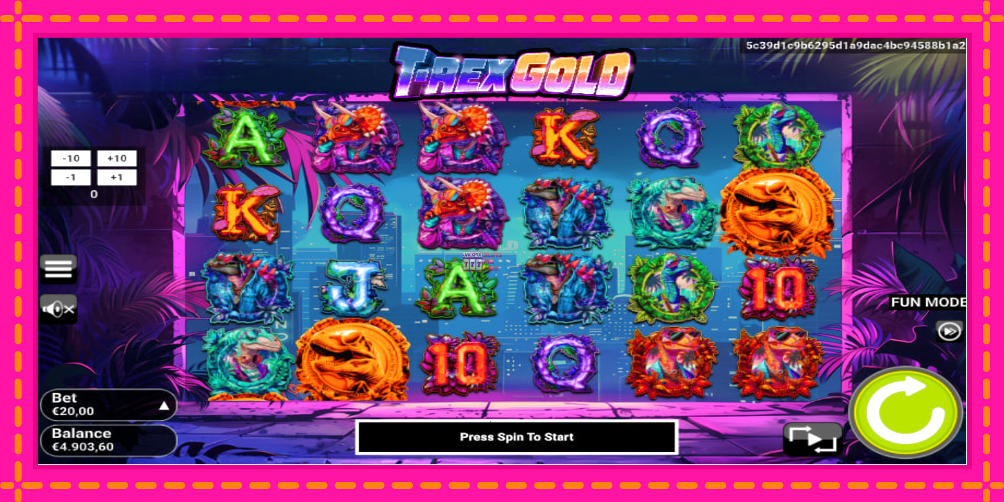 Slot machine T-Rex Gold gratuitamente, immagine 2