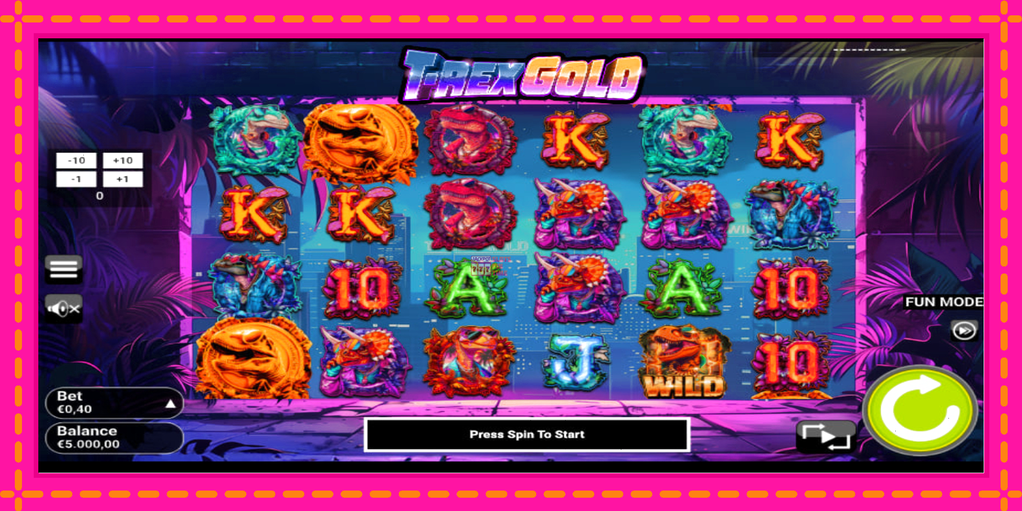 Slot machine T-Rex Gold gratuitamente, immagine 3