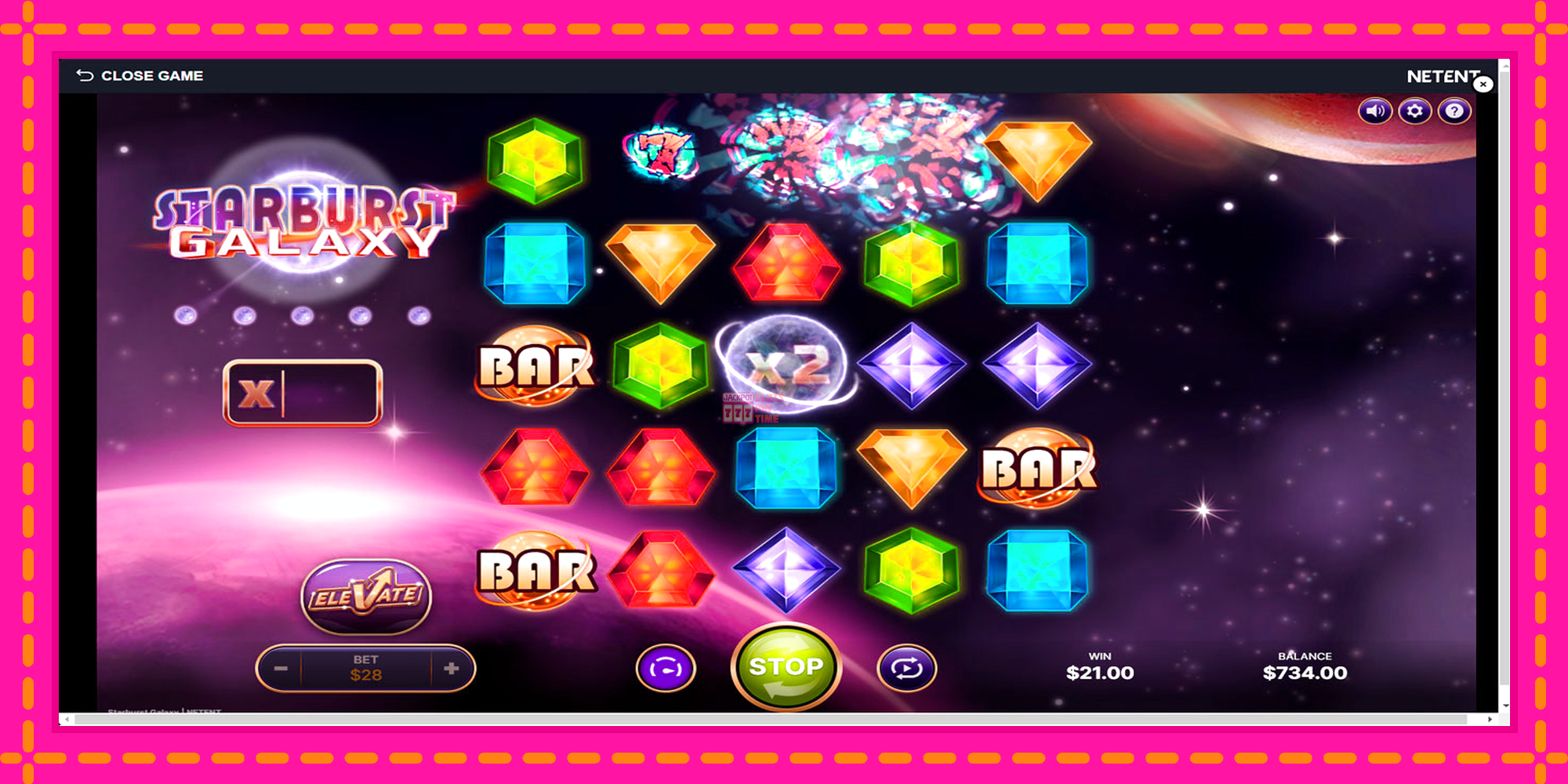 Slot machine Starburst Galaxy gratuitamente, immagine 5