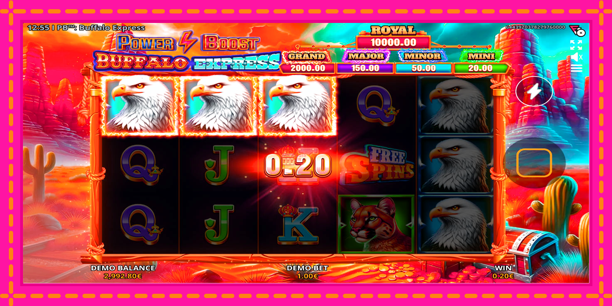 Slot machine Power Boost: Buffalo Express gratuitamente, immagine 3