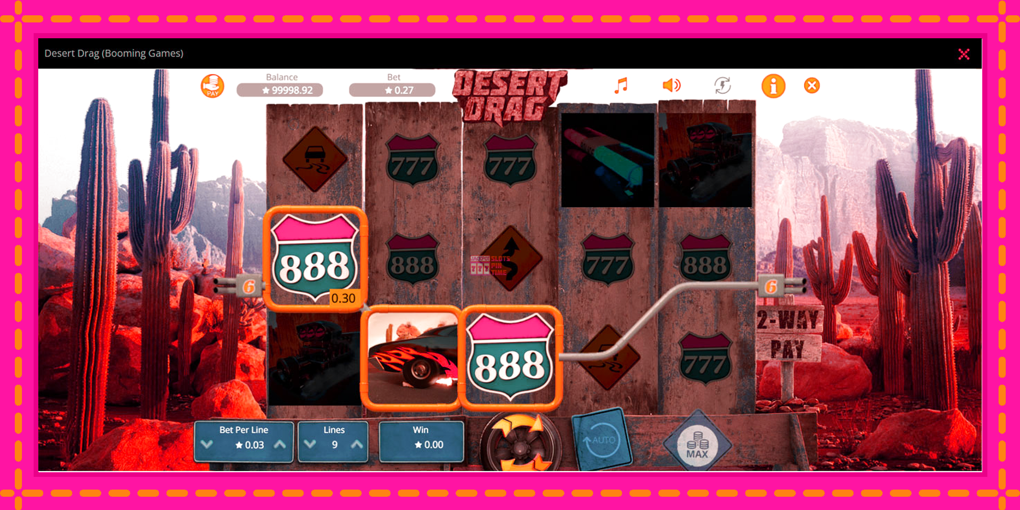 Slot machine Desert Drag gratuitamente, immagine 2