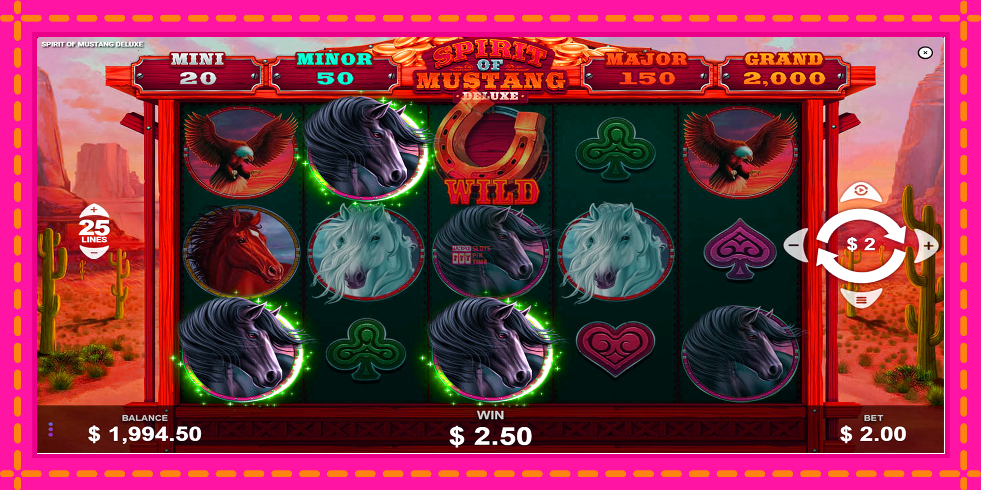 Slot machine Spirit of Mustang Deluxe gratuitamente, immagine 4