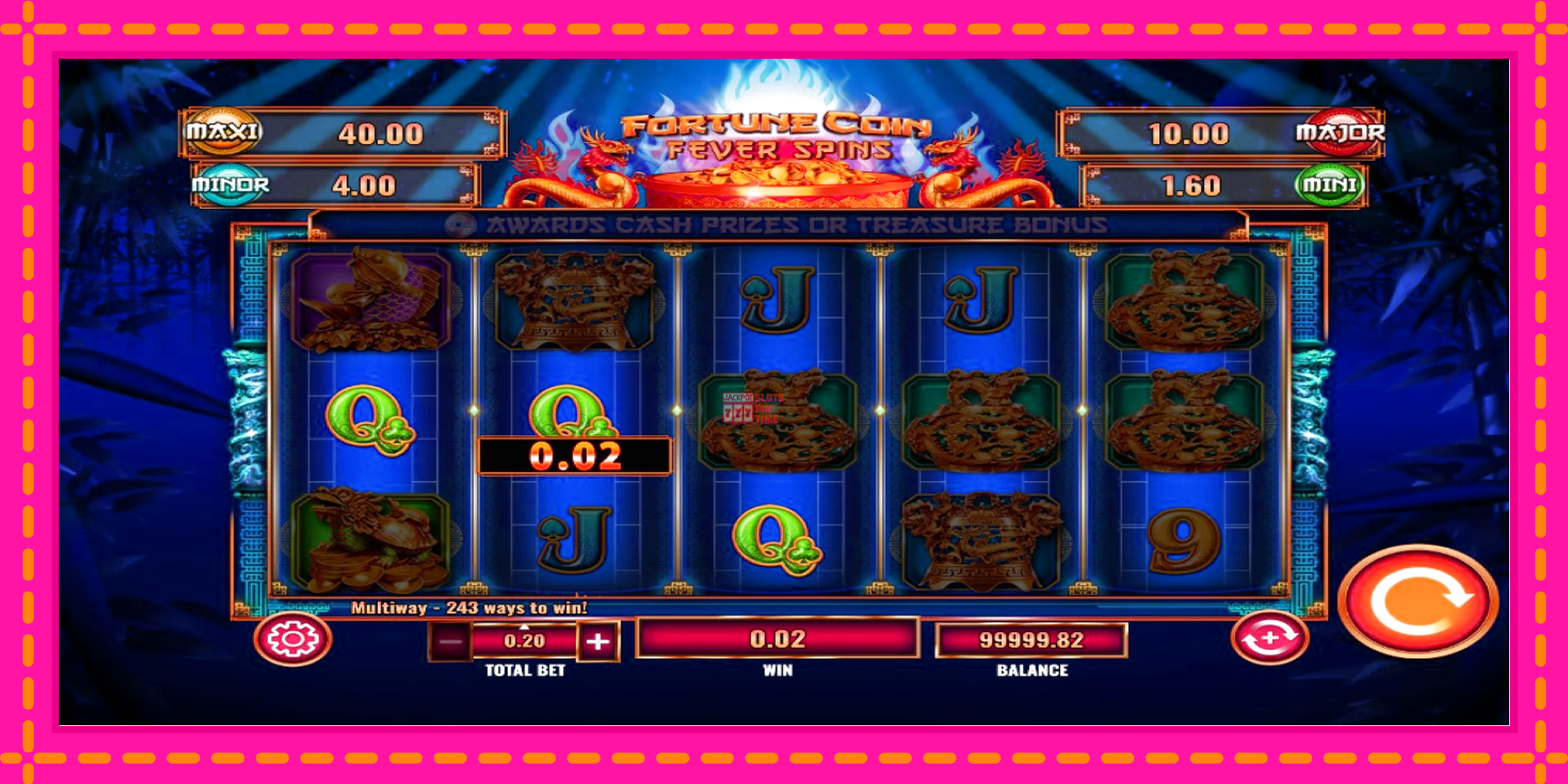 Slot machine Fortune Coin Fever Spins gratuitamente, immagine 2