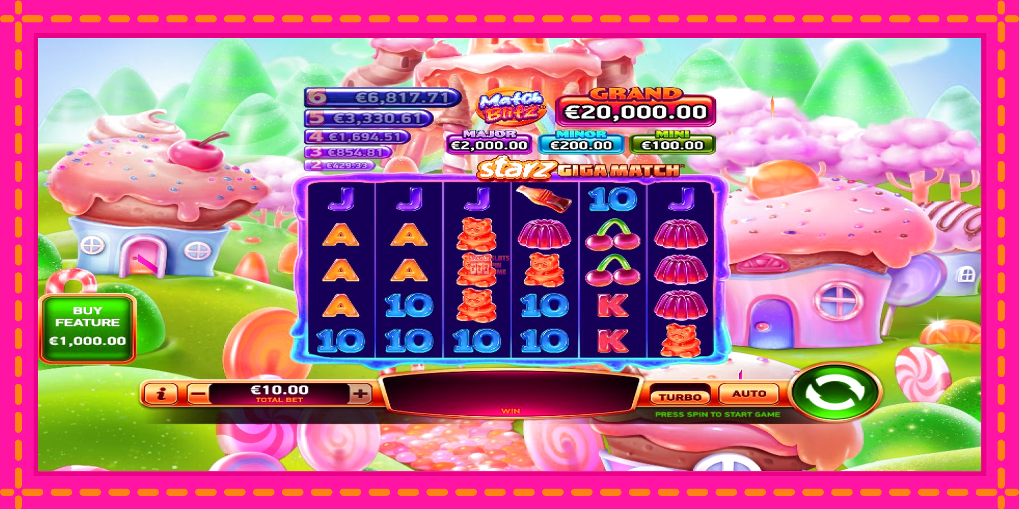 Slot machine Starz Giga Match gratuitamente, immagine 1