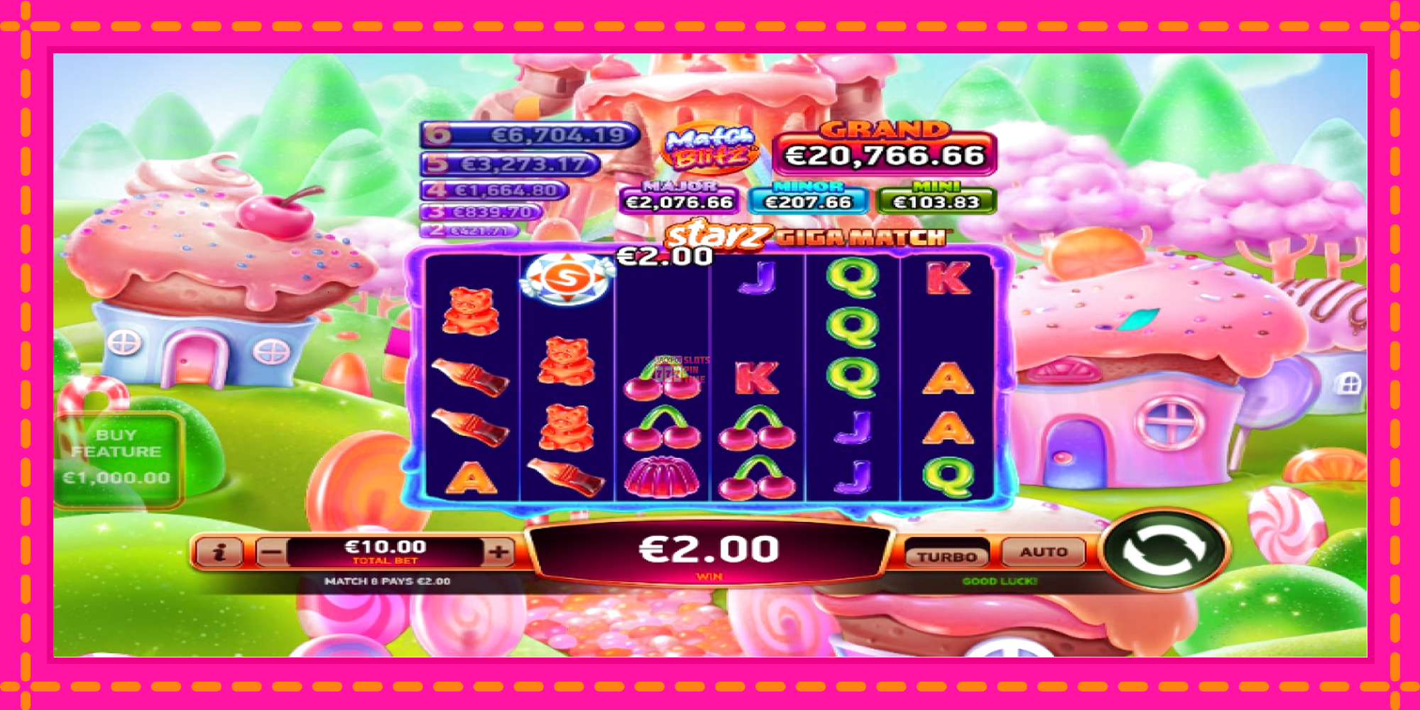 Slot machine Starz Giga Match gratuitamente, immagine 2