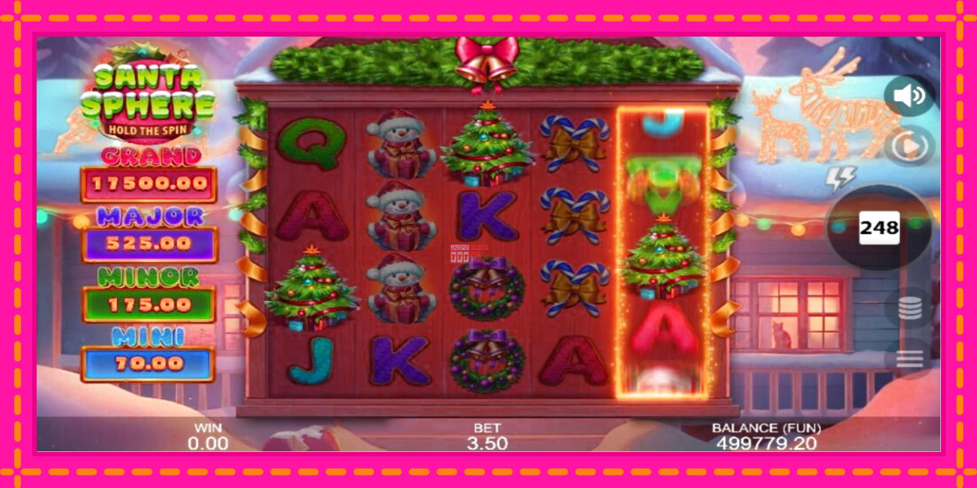 Slot machine Santa Sphere: Hold the Spin gratuitamente, immagine 5