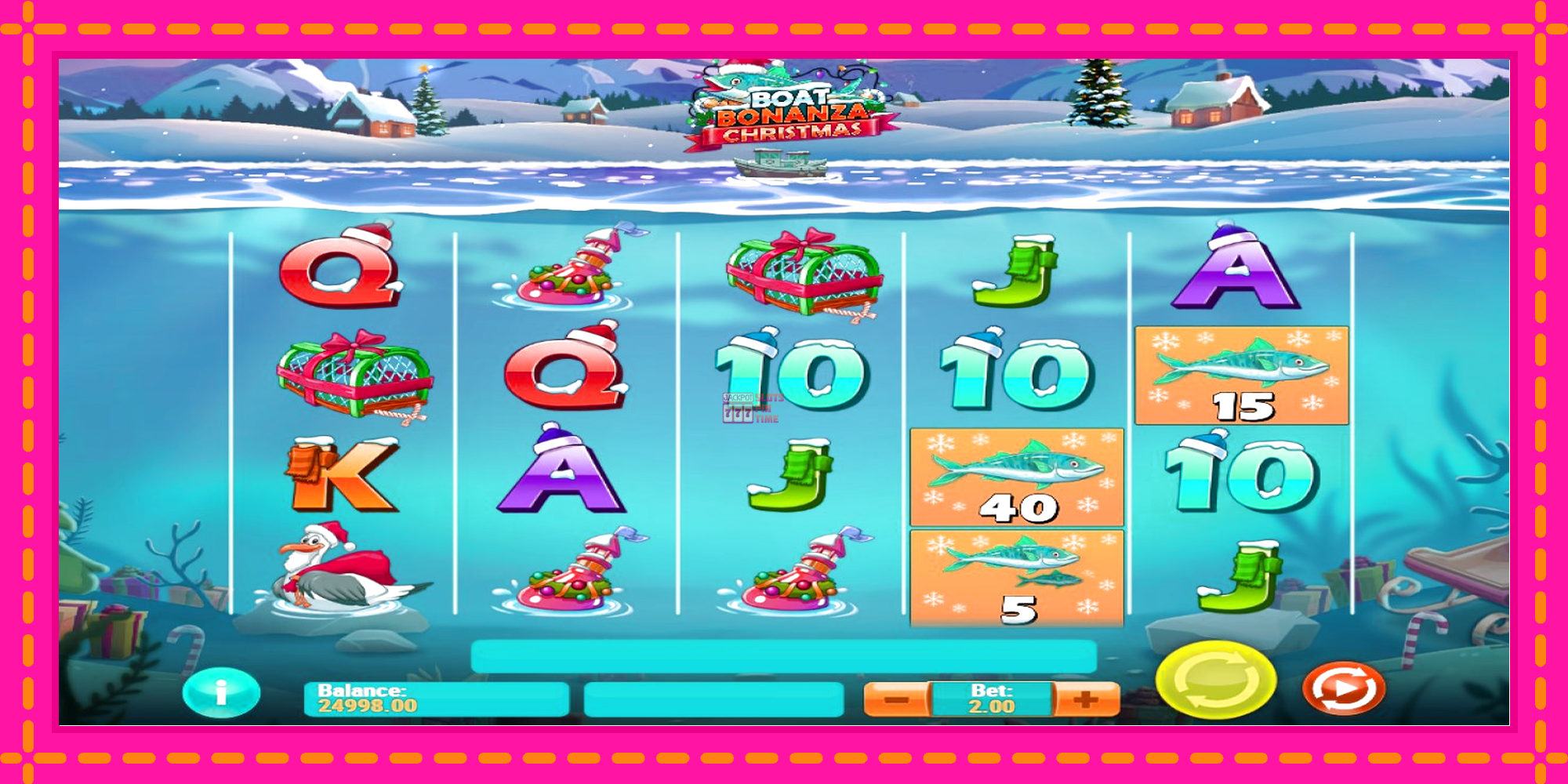 Slot machine Boat Bonanza Christmas gratuitamente, immagine 2