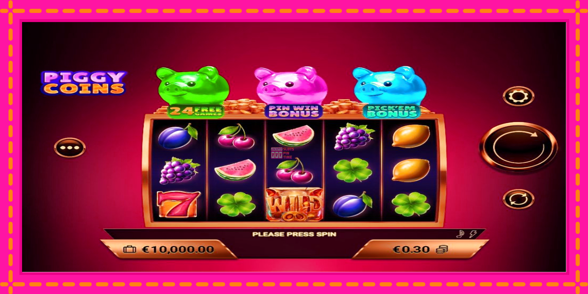 Slot machine Piggy Coins gratuitamente, immagine 1