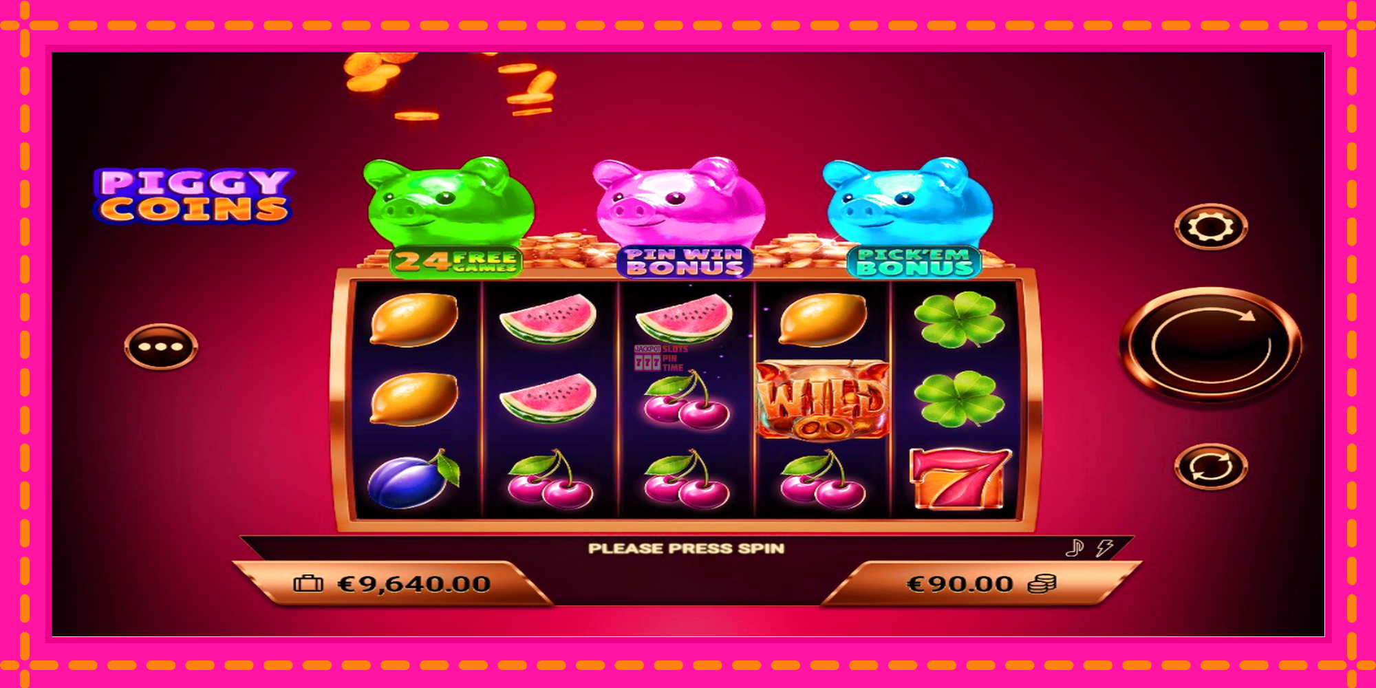 Slot machine Piggy Coins gratuitamente, immagine 2