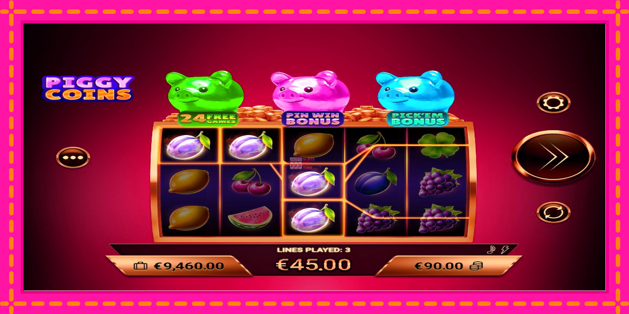 Slot machine Piggy Coins gratuitamente, immagine 3