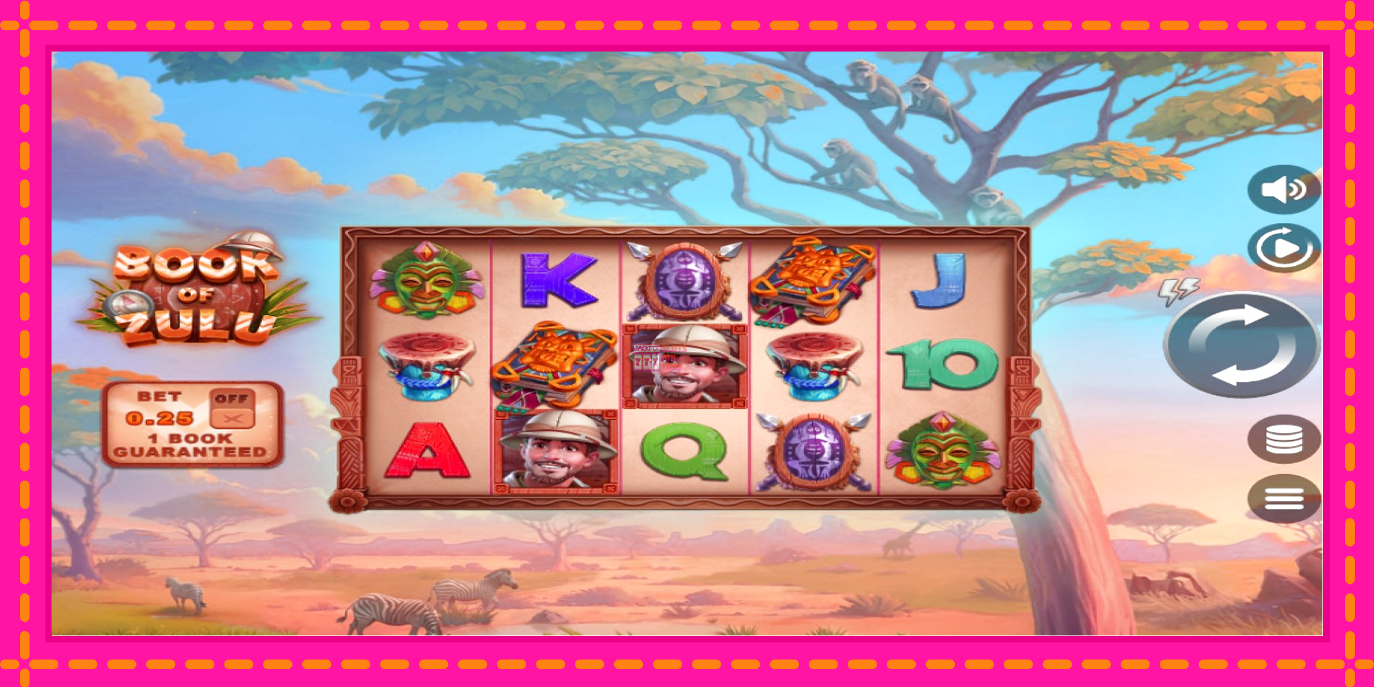 Slot machine Book of Zulu gratuitamente, immagine 1